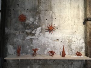 Sculptures, Les corps-araignées, Camille Sabatier