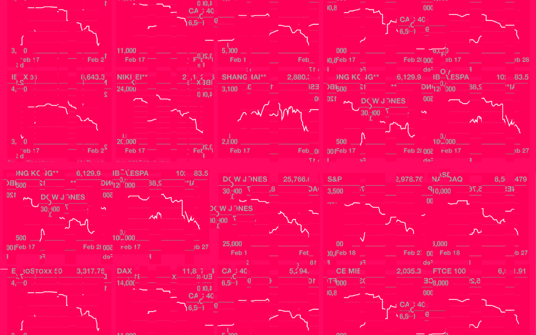 Crashed Financial Graphs  | La propagation du Coronavirus fait couler les marchés boursiers mondiaux |