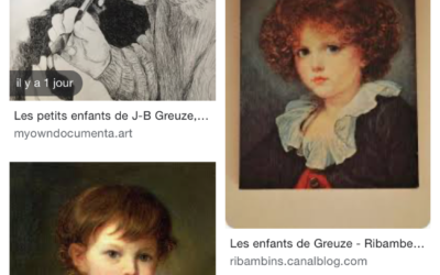 Les enfants de J-B Greuze, regardent…