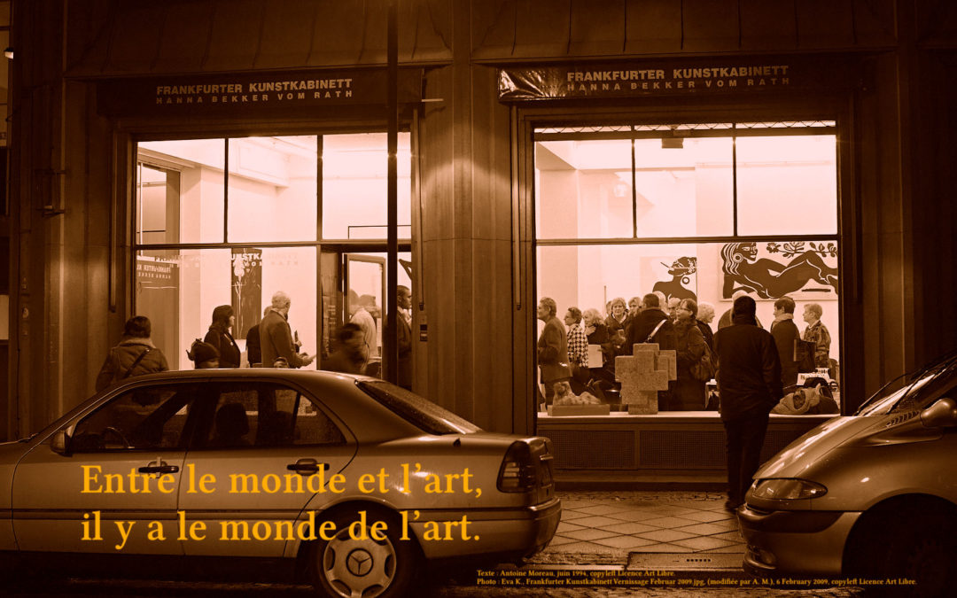 Entre le monde et l’art