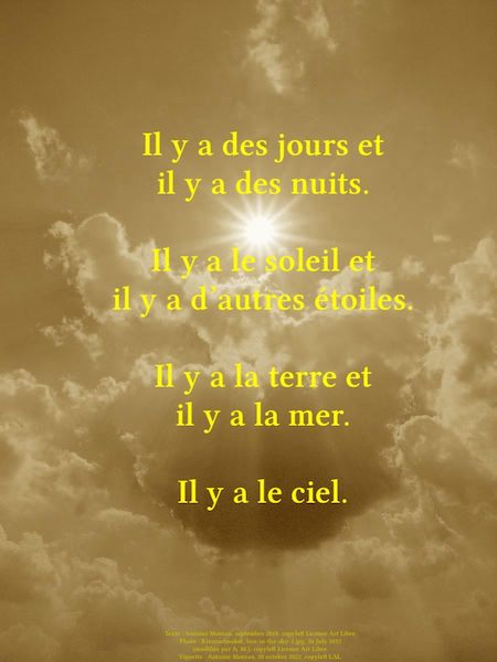 Il y a des jours et